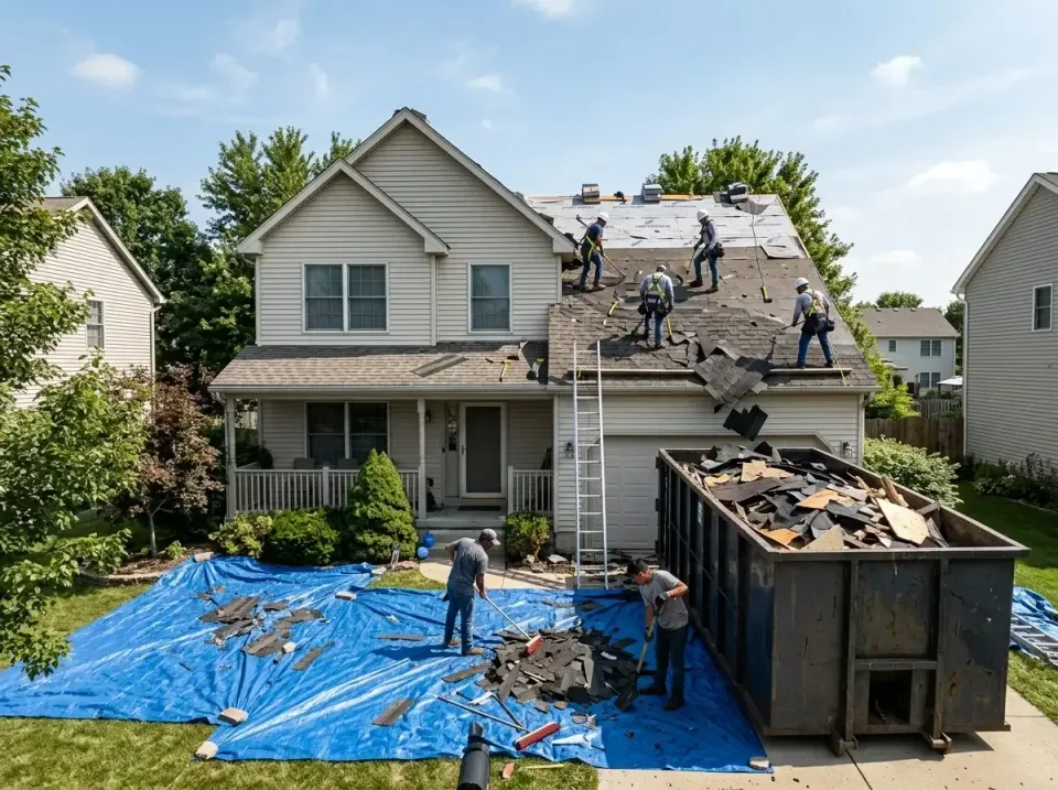 roof-replacement-debris-remova-004 — frequently asked questions, Cheapest Dumpster Rentals in Palos Heights, IL
